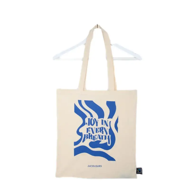 24 Colours Borsa tote con stampa donna Beige