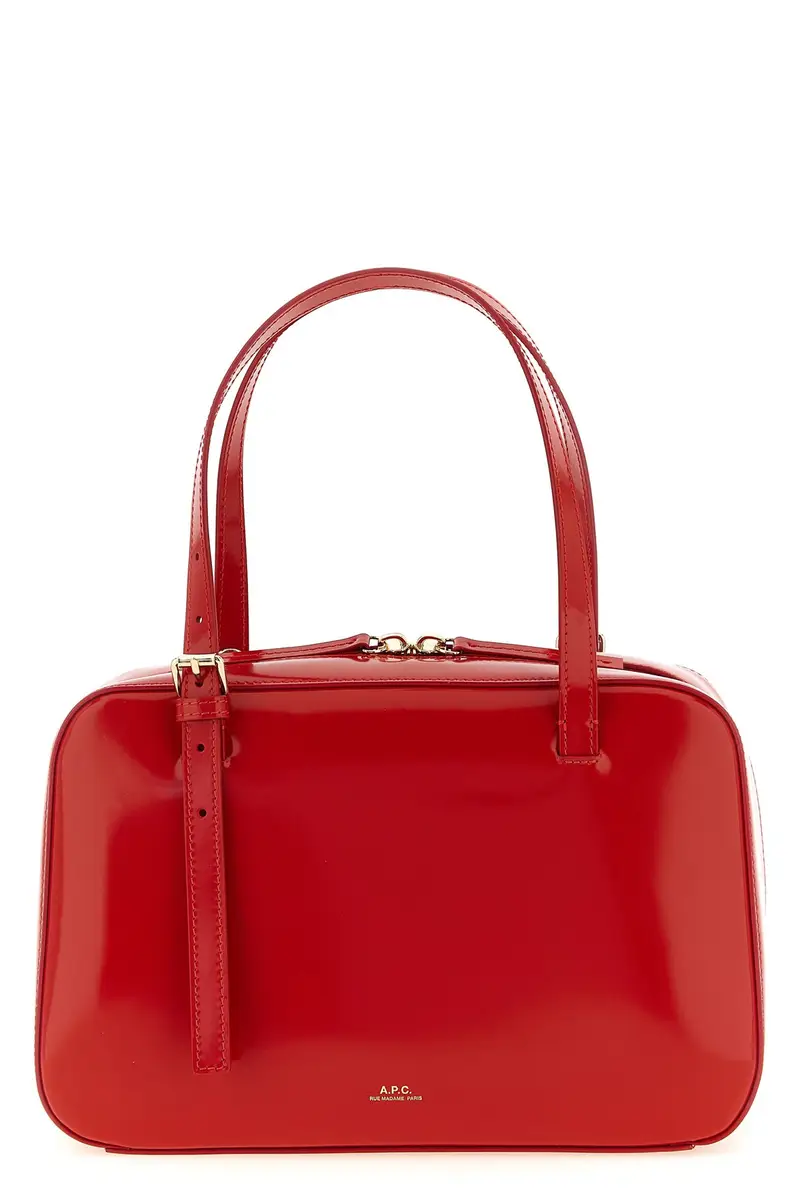 A P C Borsa A Mano Virginie Box Rosso