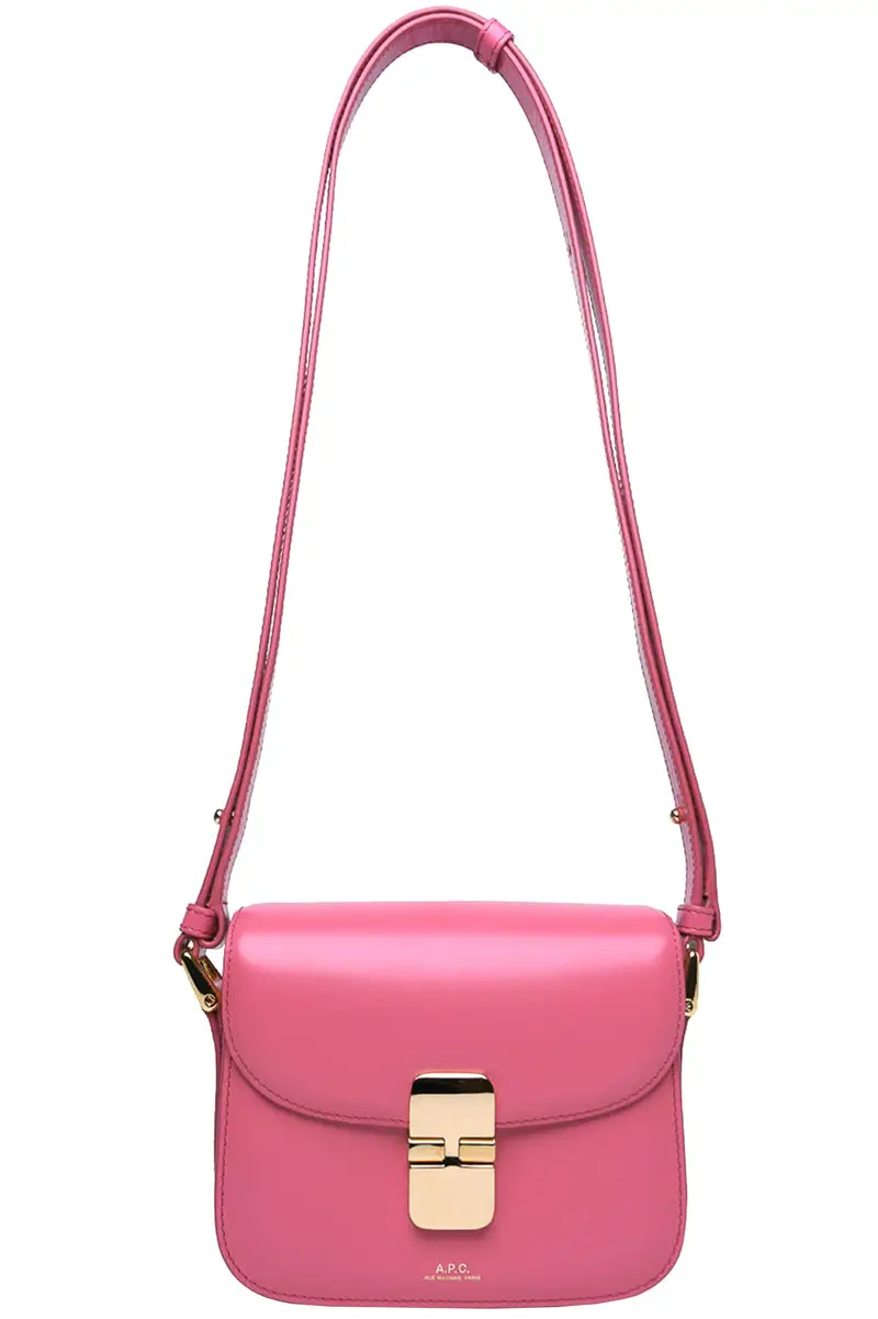 A P C Borsa Grace Mini in pelle