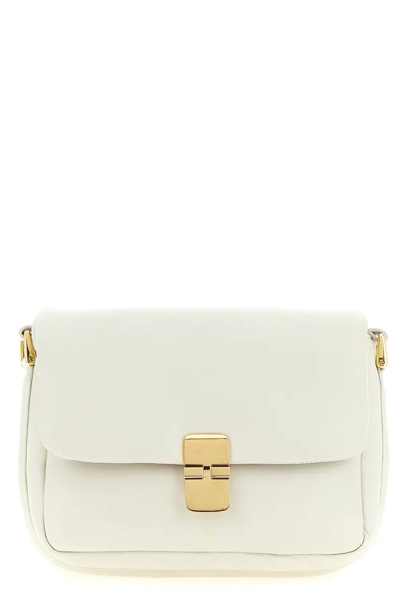 A P C Tracolla Grace Soft Piccola Bianco