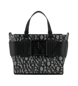 A|X Armani Exchange per donna 9426903F74200850 Borsa tote nera (OSFA), Nero, Casual