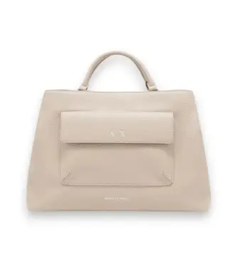 A|X Armani Exchange per donna XW001542AF17019U6223 Borsa beige con tracolla e logo (OSFA), Casual, Poliestere