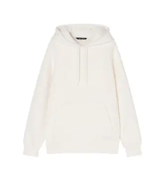 A|X Armani Exchange per donna XW002042AF21290U1003 Felpa bianca Apositiva, Bianco, Casual, Viscosa