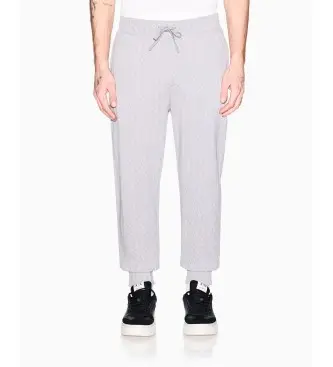 A|X Armani Exchange per uomo XM001226AF11847M8315 Pantaloni grigi regolabili, Casual, Grigio, Cotone Naturale