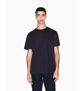 A|X Armani Exchange per uomo XM001282AF10364UB101 maglietta blu navy, Casual, Cotone, Manica corta