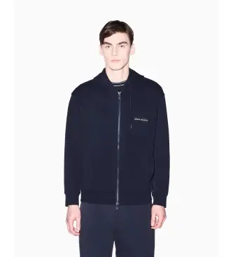 A|X Armani Exchange per uomo XM002352AF21869UB101 Felpa casual blu navy, Cotone