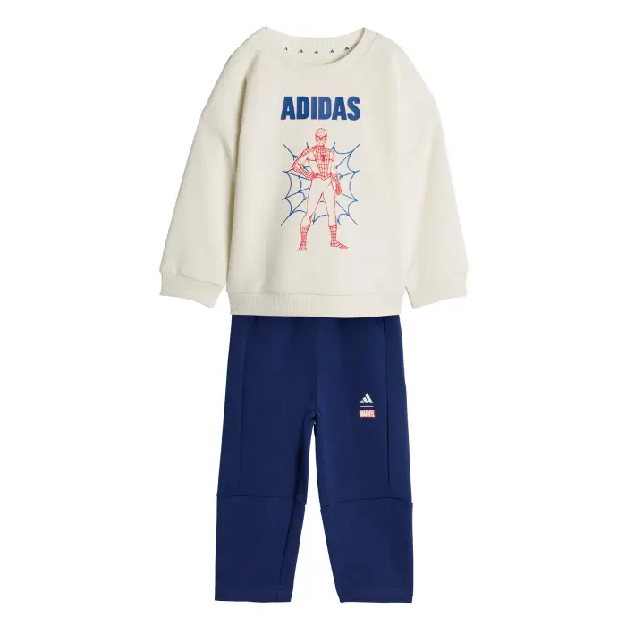 Adidas Completo felpa e pantaloni per neonato Marvel Spider-Man Blanc