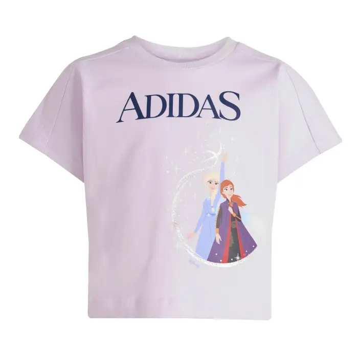 Adidas Completo t-shirt e pantaloni corti ragazza Disney Frozen Violet