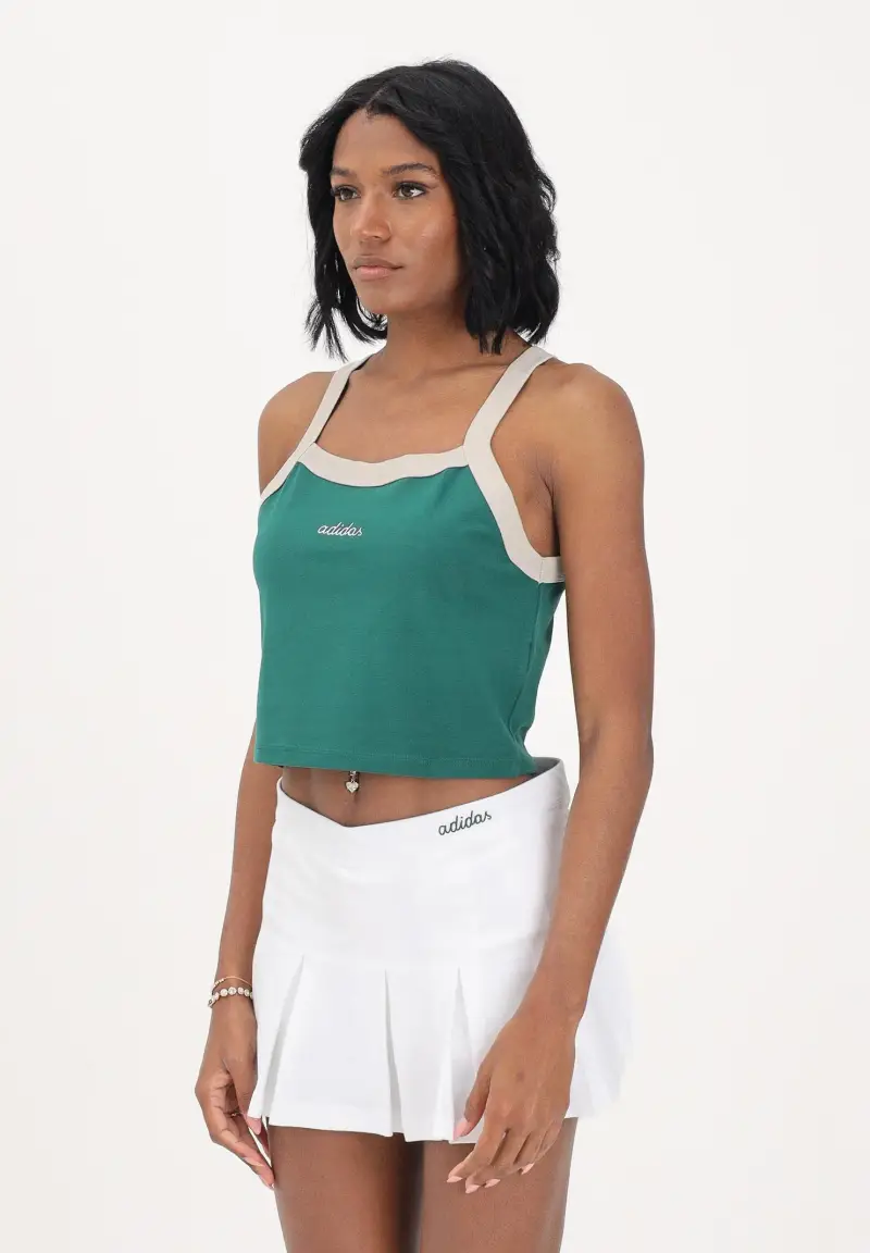 adidas performance Canotta Seasonal Essentials Colorpop verde da donna