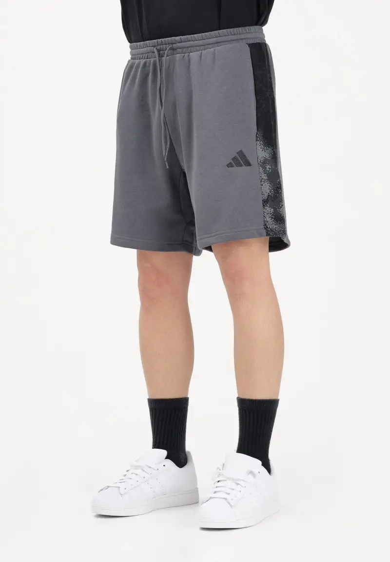 adidas performance Shorts sportivo CAMO grigio da uomo