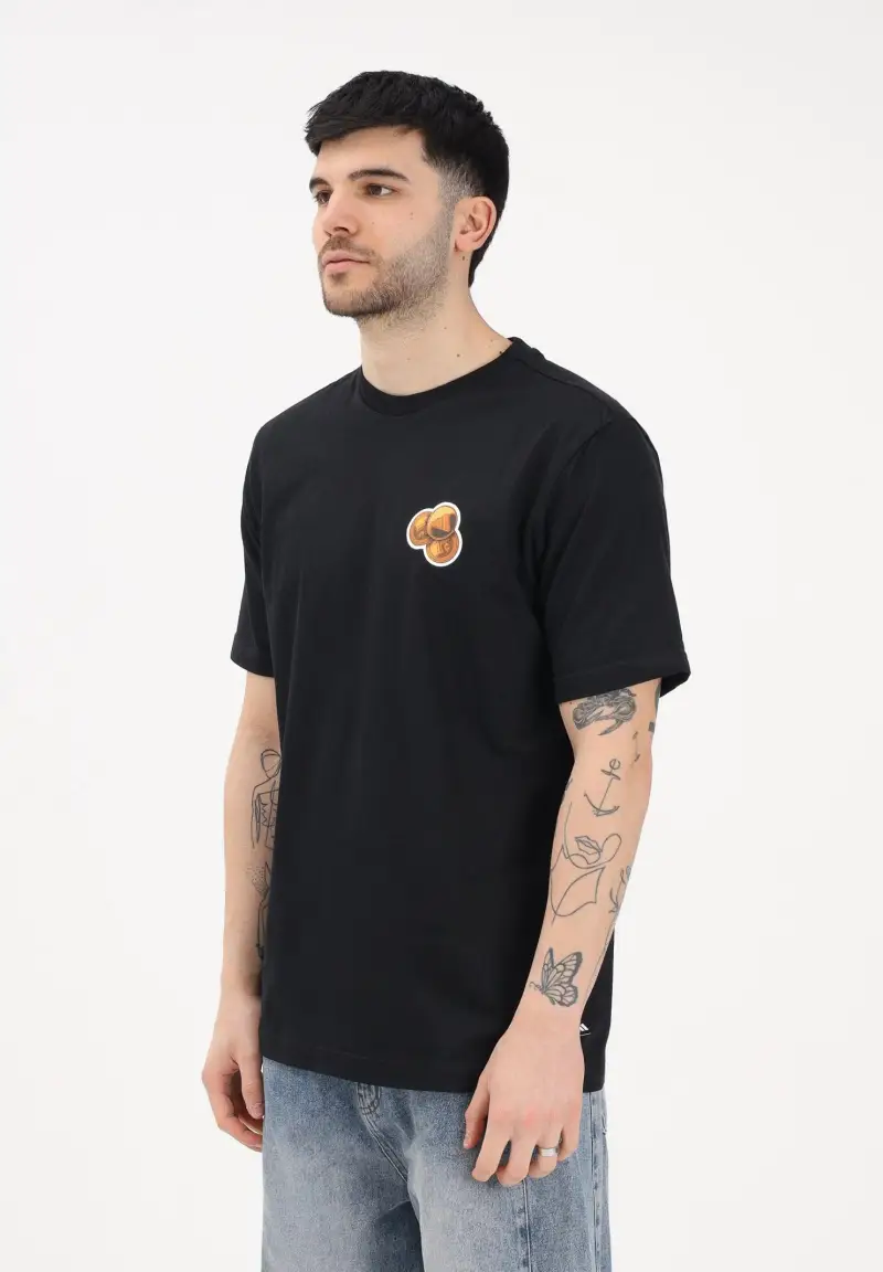 adidas performance T-shirt a manica corta nera da uomo con grafica Snack Bubble Gum