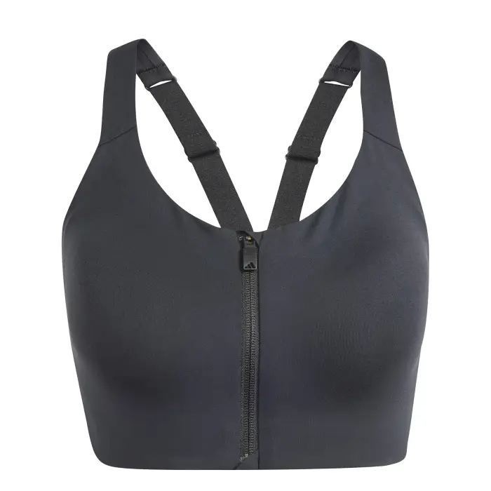 Reggiseno donna con zip a sostegno forte adidas TLRD Impact Luxe