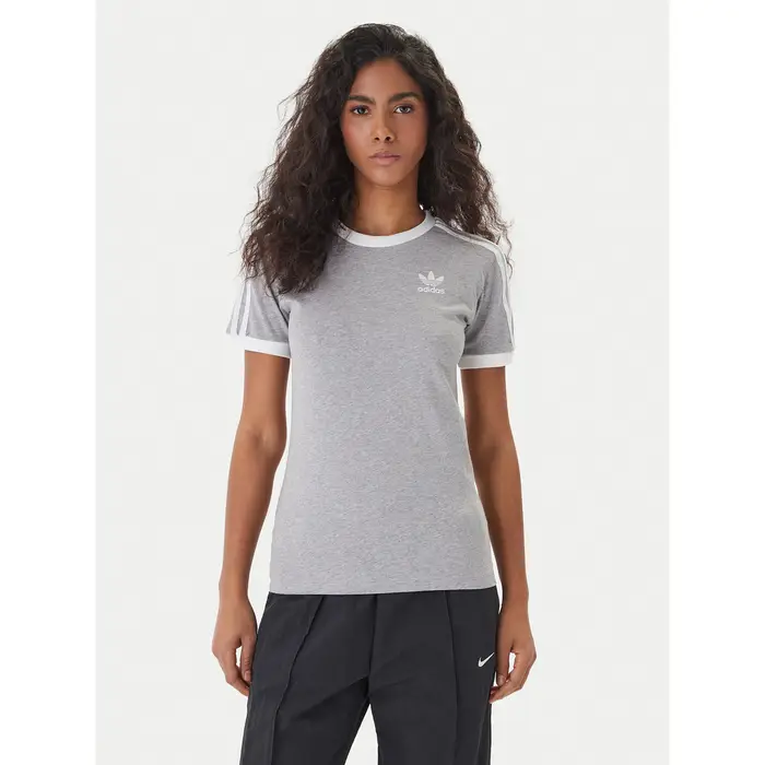 T-shirt adicolor Classics 3-Stripes GN2909 Grigio Regular Fit