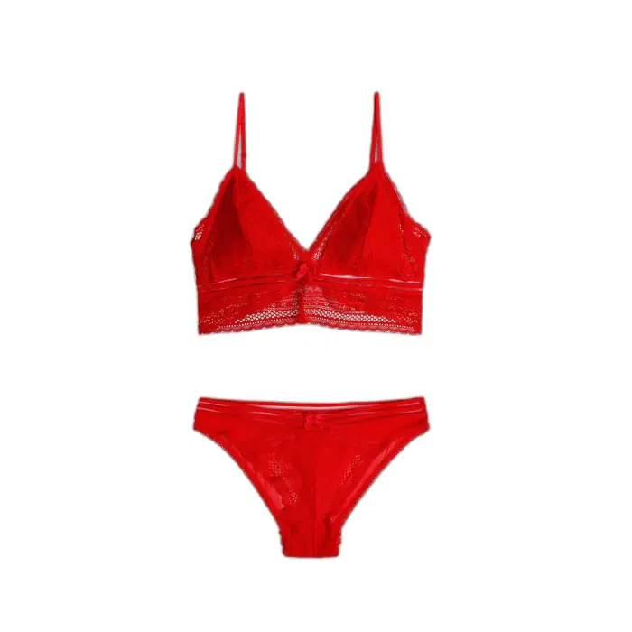 Set top triangolare e mutandine da notte donna Admas