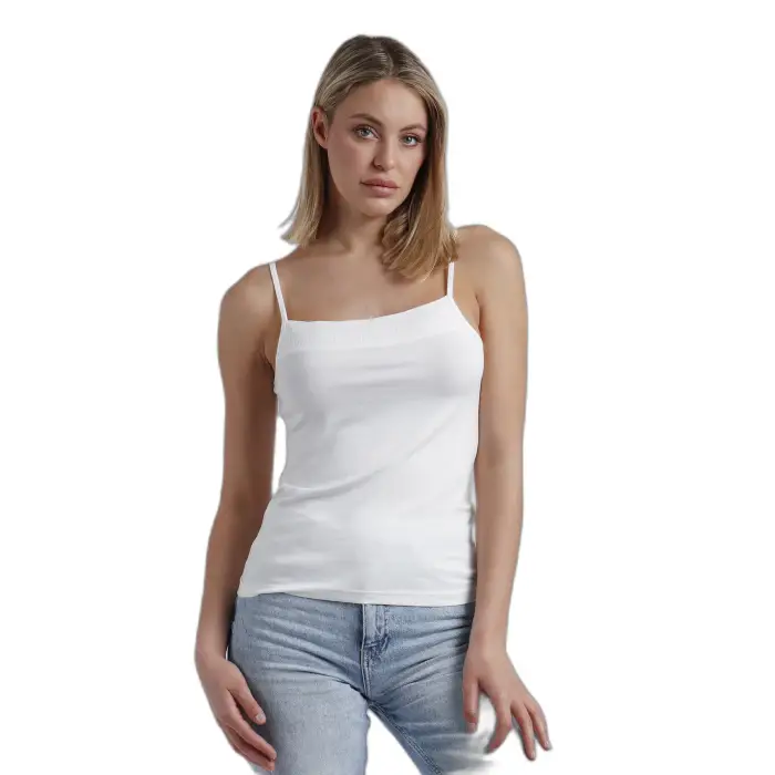 Top con scollatura glitter donna Admas