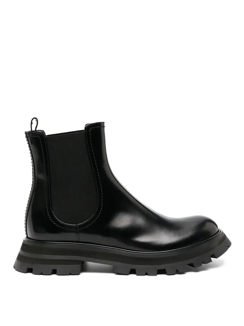 Alexander McQueen Stivaletti Chelsea Nero 4003813