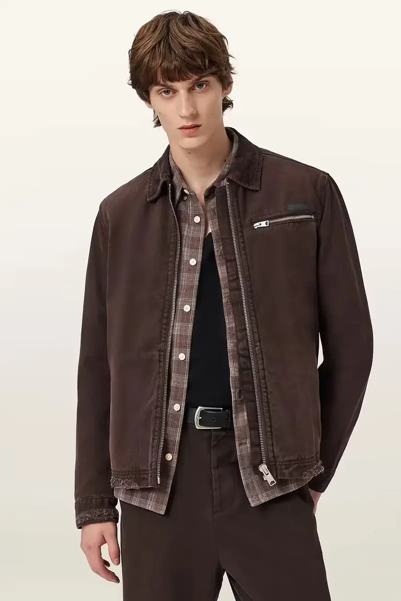 AllSaints giacca in cotone Marrone