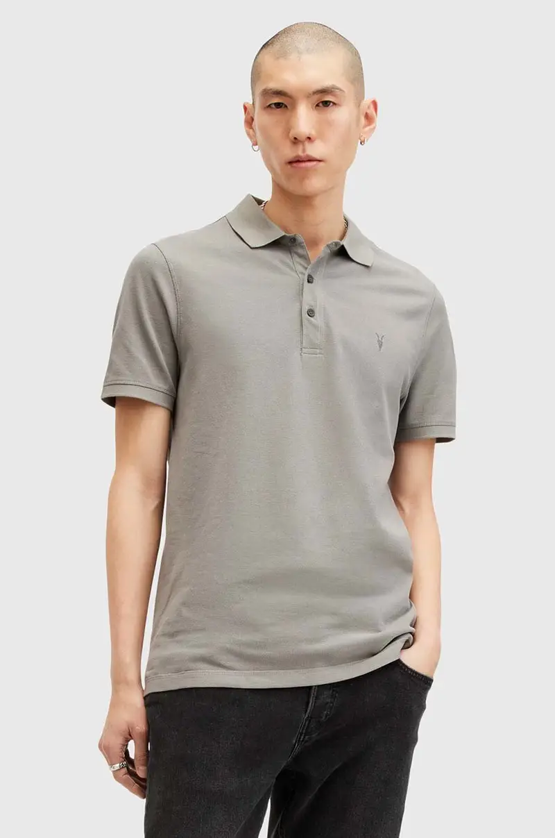 AllSaints Polo Grigio 4157474