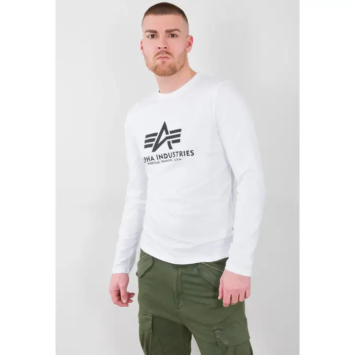 Maglietta a manica lunga Alpha Industries Basic