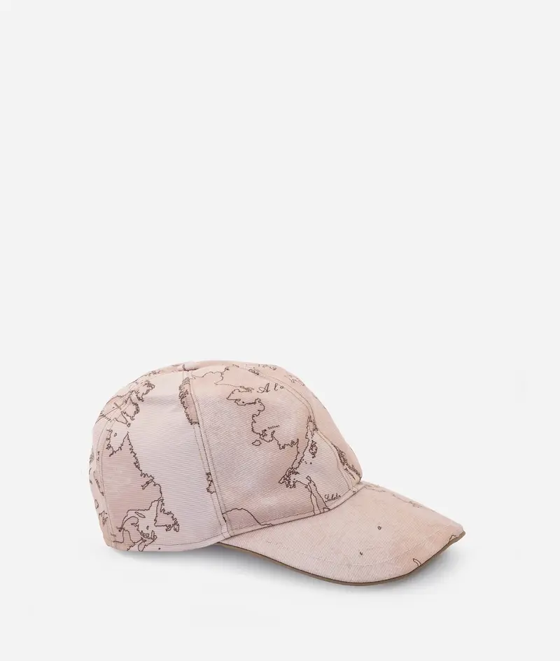 Alviero Martini Cappellino da baseball in canvas Geo Safari