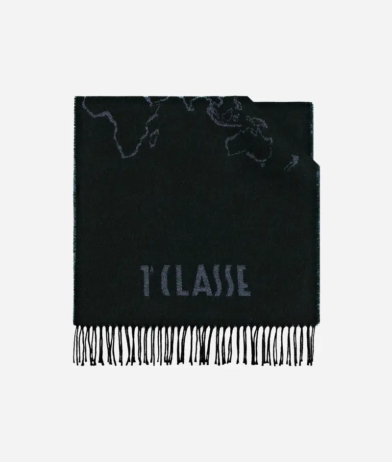 Alviero Martini Sciarpa Geo Filetto 40x170 Verdone