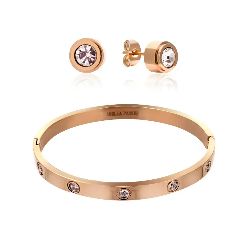 Amelia Parker Set di bracciali e orecchini da donna Sparkle