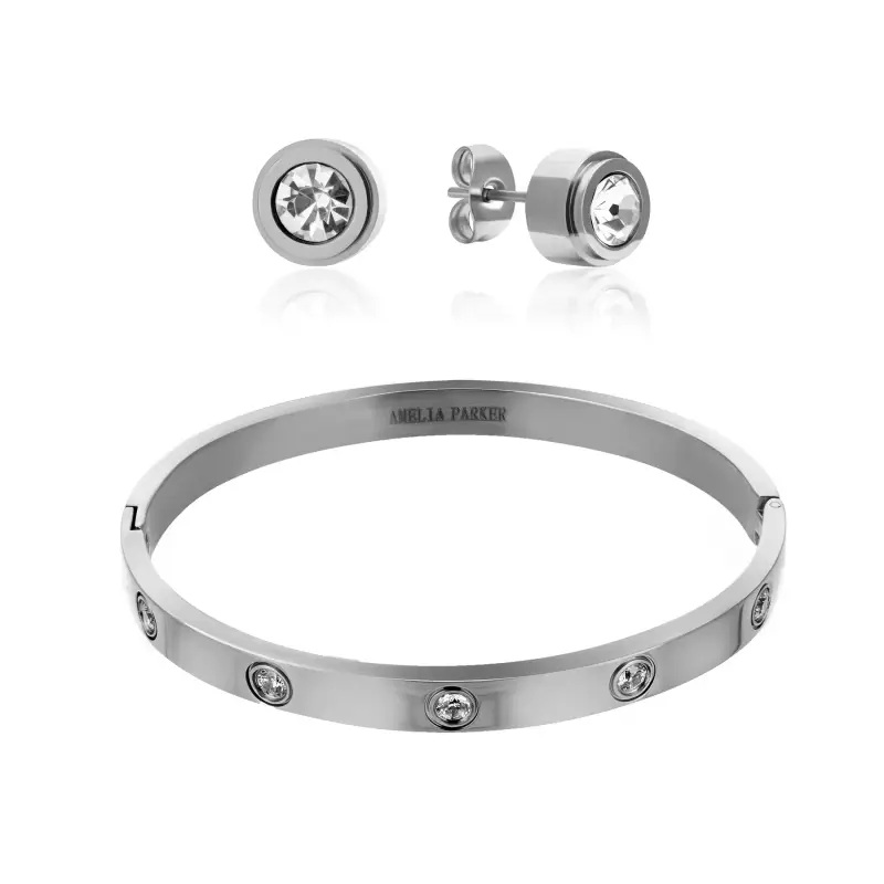 Amelia Parker Set di bracciali e orecchini da donna Sparkle
