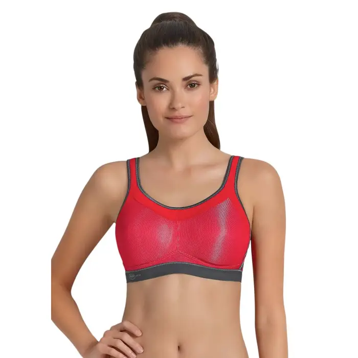 Reggiseno sportivo da donna Anita momentum Rouge