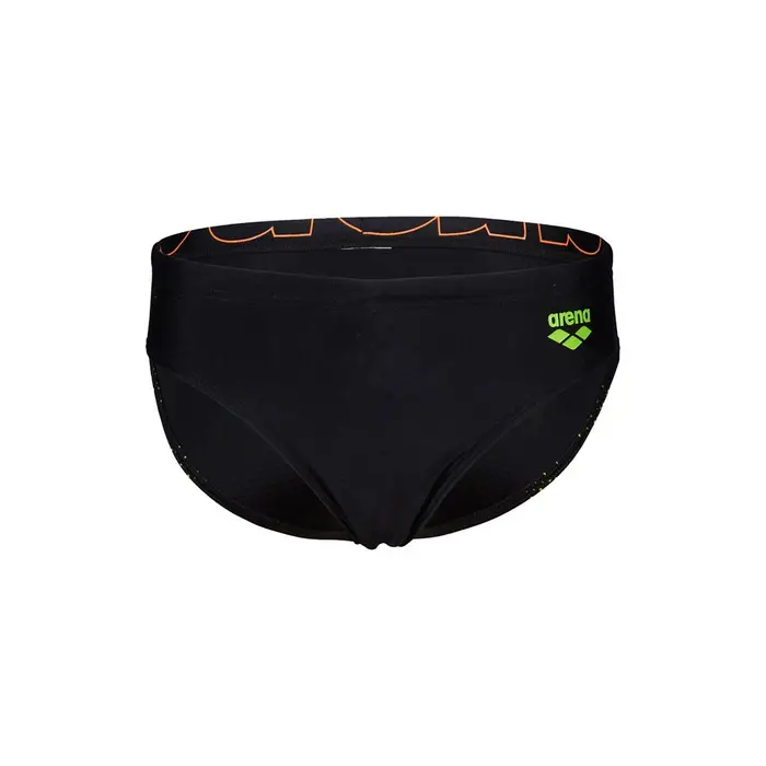 Costume Intero Piscina Slip Graphic 2 Nero Verde Bambino