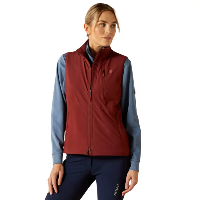 Gilet da equitazione donna Ariat Rion StretchShell Insulated Marron