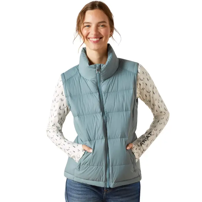 Gilet imbottito da donna Ariat UltraPuff Bleu