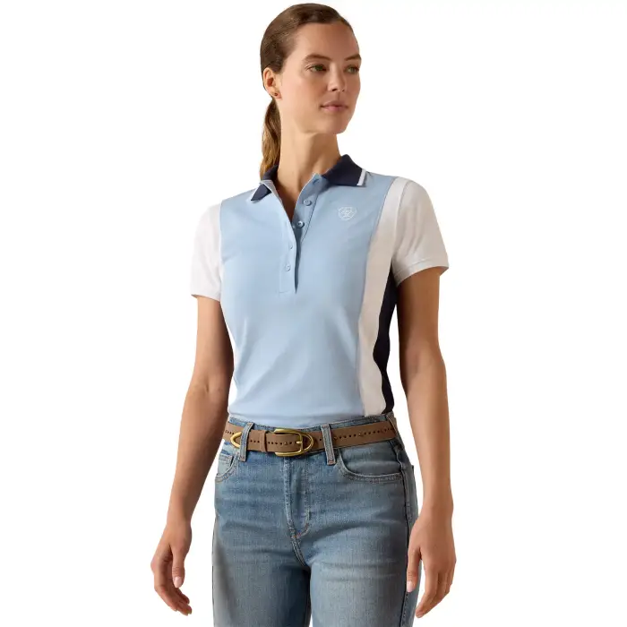 Polo equitazione da donna Ariat Taryn Bleu