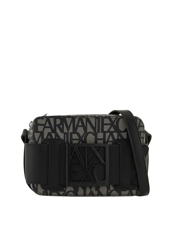 borsa a tracolla armani exchange da donna - nero