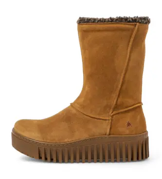 per donna 115111155003_023 Stivaletti in pelle marrone 1511 (42), 3 a 5cm, Cerniera, Casual