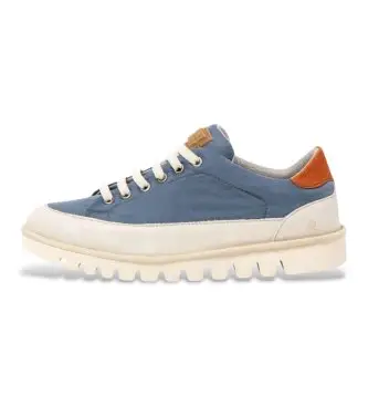Art unisex 1159611NF003_0B0 Sneakers in pelle 1596 Ontario Blue, Basso, Stringhe, Casual Blu
