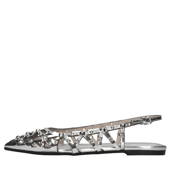 Scarpe basse Argento Argento Metallici e grigi