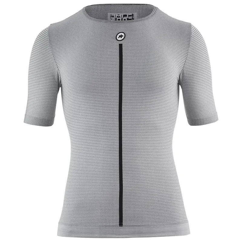 Assos Maglia intima ciclismo SS Skin Layer P1 Grigio chiaro