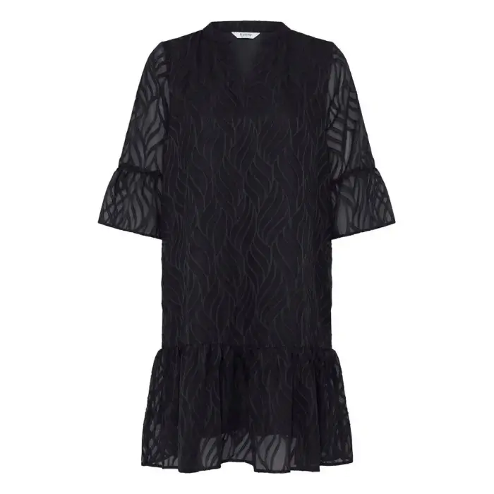 Abito donna scollo a V b young BYFrikke Noir