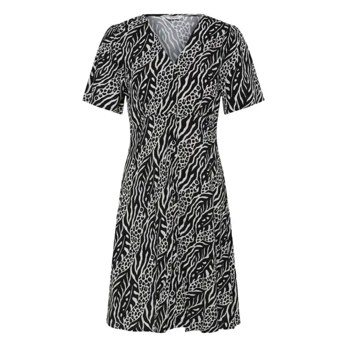 Abito donna scollo a V b young BYMmjoella 4 Noir