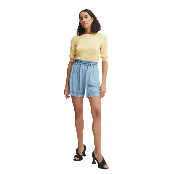 Pantaloncini da donna b young Lana 3 Bleu