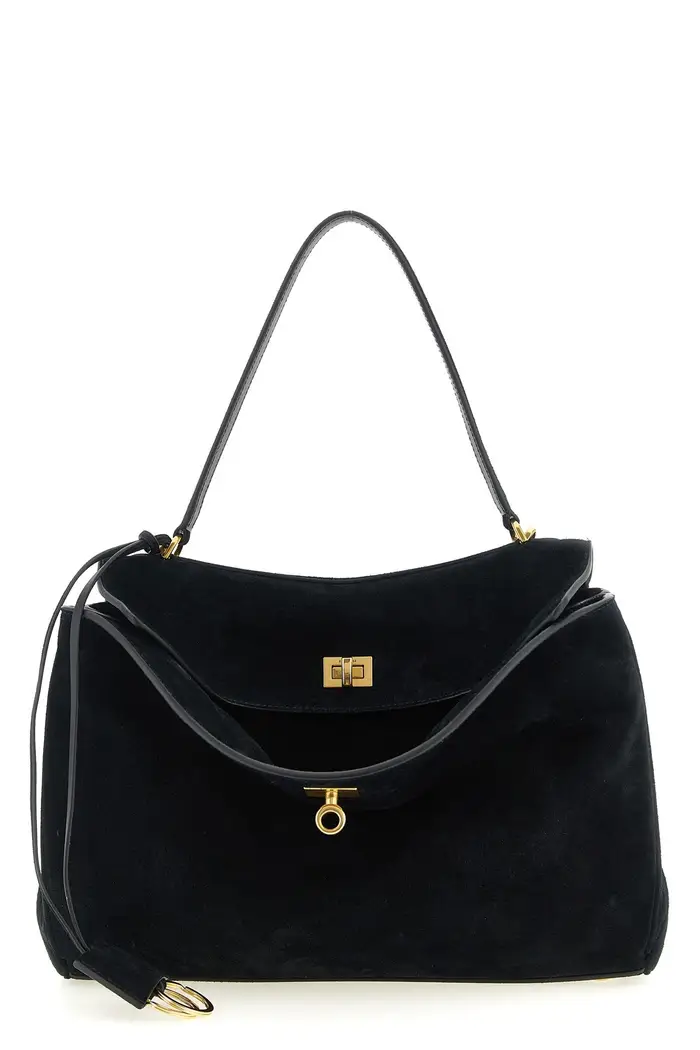 BALENCIAGA Borsa A Mano Rodeo Media Nero