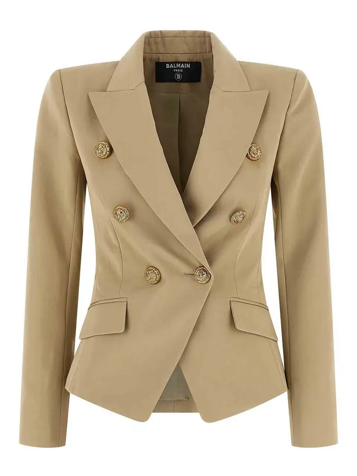 Balmain Blazer doppiopetto Beige