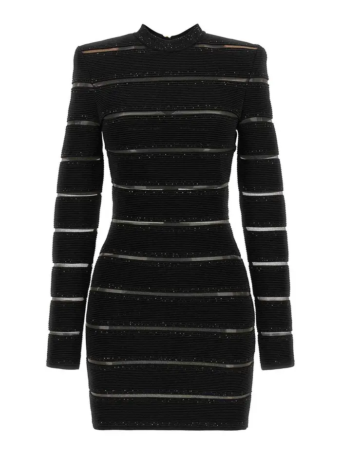 Balmain Vestito aderente Nero