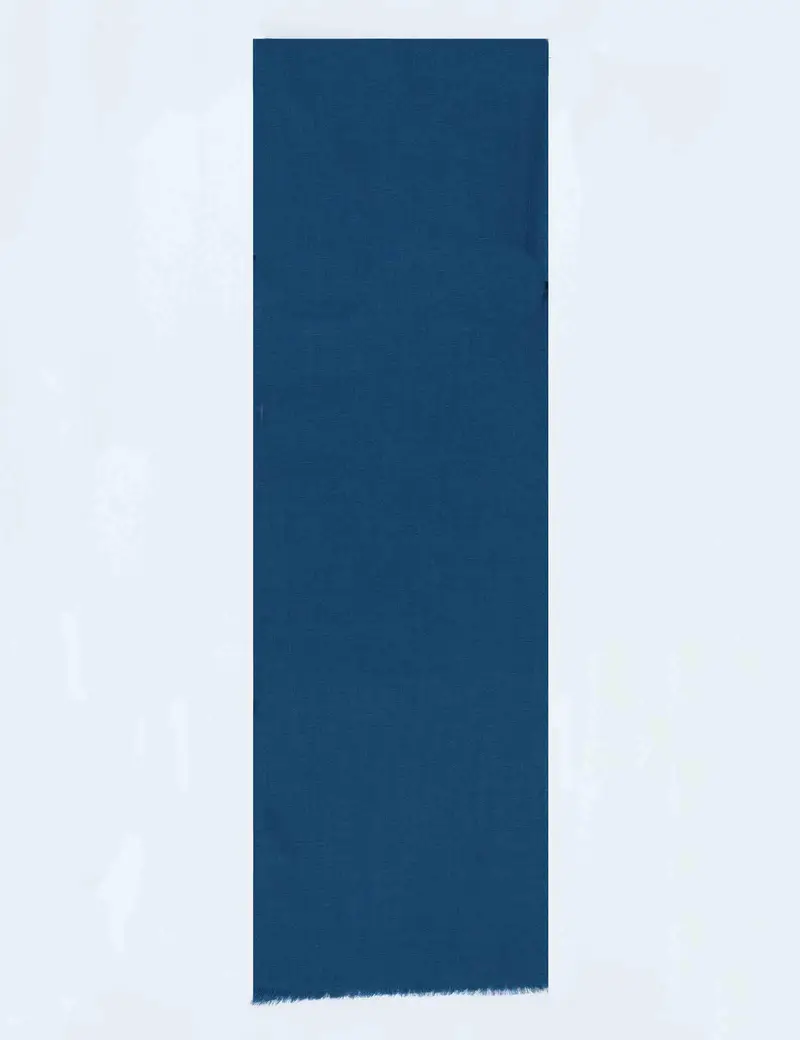 BARBIERI 1945 Sciarpe in misto seta blu Uomo U1235 21709 840