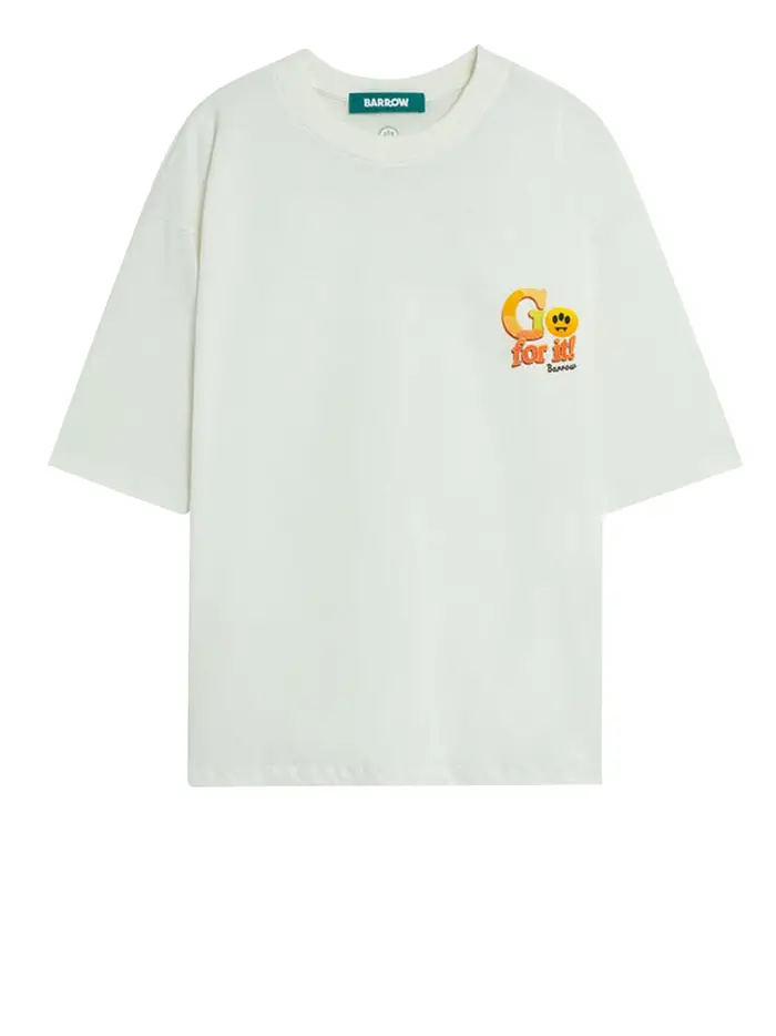 t-shirt barrow unisex - avorio