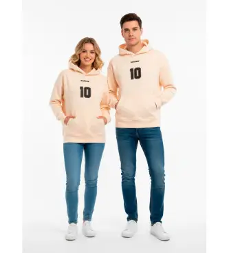 Barrow unisex F5BWUAHS074 Felpa con stampa orso beige, Casual, Cotone