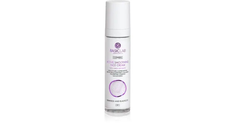 Basiclab Dermocosmetics Copperis crema giorno lisciante con peptidi 50 ml