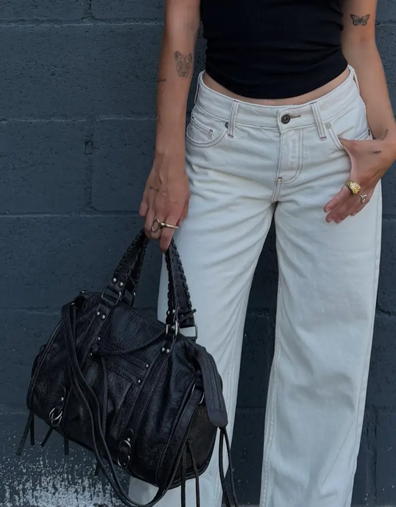 Bershka Borsa a bauletto Donna Nero 2720715