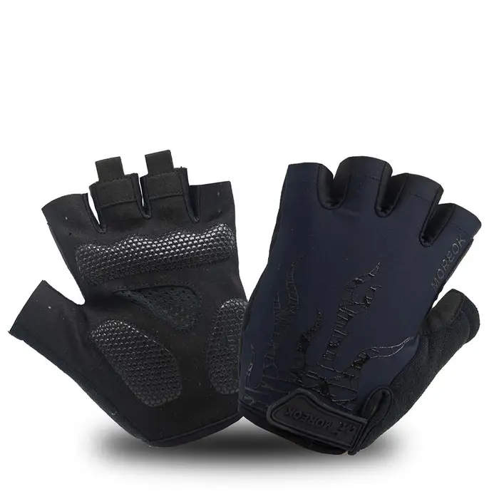 Guanti da Ciclismo Imbottitura in Gel 5mm Guanti per Mountain Bike Guanti da Ciclismo Traspiranti Guanti Antiscivolo per Ciclismo su Strada Guanti da Ciclismo Uomo Donna XXL nero