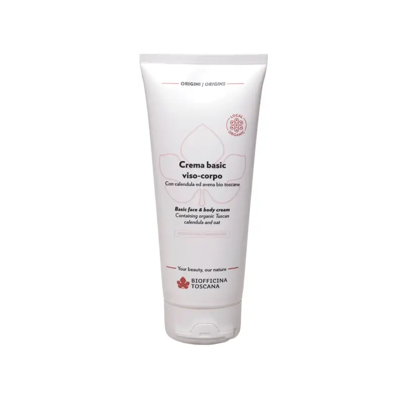 Biofficina Toscana Crema basic viso-corpo 200ml - Tratt viso 24 ore lenitiva